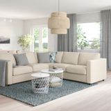 IKEA VIMLE 4'lü köşe kanepe gunnared bej - 29399476