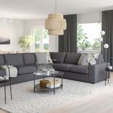 IKEA VIMLE 5'li köşe kanepe gunnared orta gri - 39401803