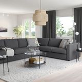 IKEA VIMLE 5'li köşe kanepe hallarp gri - 39399664