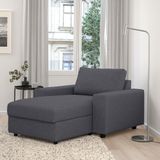 IKEA VIMLE uzanma koltuğu gunnared orta gri - 19409145