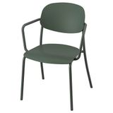 IKEA VISINGSÖ kolçaklı sandalye parlak koyu yeşil - 60575542