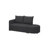 IKEA Vissle Koyu Gri 2'li Yataklı Kanepe