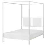 IKEA VITARNA/LURÖY çift kişilik karyola beyaz - 89556326