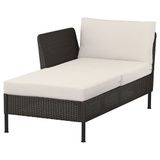 IKEA VITTSKAR bahçe uzanma koltuğu koyu gri - 09591258