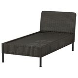 IKEA VITTSKAR bahçe uzanma koltuğu koyu gri - 29591257