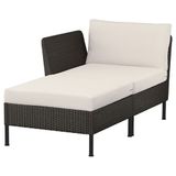 IKEA VITTSKAR bahçe uzanma koltuğu koyu gri - 39591271