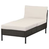 IKEA VITTSKAR bahçe uzanma koltuğu koyu gri - 49591256