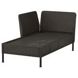 IKEA VITTSKAR bahçe uzanma koltuğu koyu gri - 89591259