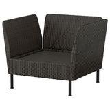 IKEA VITTSKAR tekli bahçe koltuğu koyu gri - 89591037