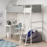 IKEA VITVAL ranza beyaz-açık gri - 69302566