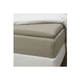 IKEA yatak pedi için lastikli çarşaf, gri-bej, 160x200 cm SADECE ÇARŞAF