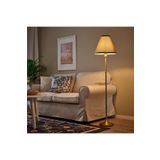 IKEA yer lambası, pirinç-yeşil-gri, 143 cm abajur çapı: 36 cm