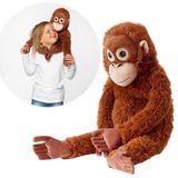 Ikea Yumuşak Oyuncak Maymun Orangutan Peluş Oyuncak 66 Cm