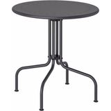 IKEA Yuvarlak Balkon-Bahçe Masası Gri, Meridyendukkan 70 cm Lackö Masa 2-4 Kişilik Metal