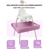 IKEANTILOP Mama Sandalyesi Uyumlu LİLA MamaTut | Uzun Ömürlü, Su Geçirmez | Sandalye Dahil Değildir