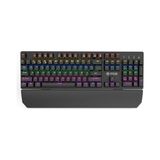 IKG-445T Phaldor Rgb Mechanıcal Gamıng Keybord, Blue Switch Mekanik KLAVYE,106 Tuş, 22 Farklı LED Aydınlatma Modu,50 Milyon Tuş Ömrü,çıkarılabilir Bilek Desteği - Option-1 - 0-Bordo