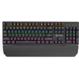 IKG-445T Phaldor Rgb Mechanıcal Gamıng Keybord, Blue Switch Mekanik KLAVYE,106 Tuş, 22 Farklı LED Aydınlatma Modu,50 Milyon Tuş Ömrü,çıkarılabilir Bilek Desteği - Option-1 - 001-Renkli