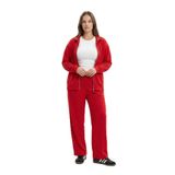İKİ İPLİK FERMUARLI KANGURU CEPLİ TAKIM M-6XL BÜYÜK BEDEN-Kırmızı-4XL