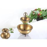 Iki Katlı Meyvelik 14/21 cm Antik