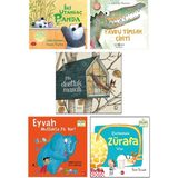 Iki Utangaç Panda + Yavru Timsah Çipiti + Bir Dostluk Masalı + Eyvah Mutfakta Fil Var + Çorbamda Zürafa Var / Çocuk Masal Öykü Hikaye Kitapları Seti 5 Kitap