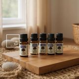 İki Yedi Konsept 5 Adet - Saf Esansiyel Yağ - Oda ve Ortam Kokusu - Sandal Aromatik Uçucu Yağ 5X10ML