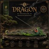 İki Yedi Konsept Dragon Yeşil Ejderha Tütsülük Çubuk Tütsü Kayık Standı Otantik Hediyelik Dekoratif Ev Aksesuarı