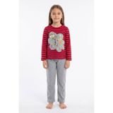 İki Yıldız Kız Çocuk Pijama Takım BGL-92108