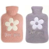 İkiADET SICAK SU TORBASI PELUŞ PAPATYA DESENLİ 21x13,5x2cm 500 ml