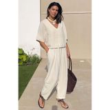 İKİKIZ Crinkle Slouchy Pantolon