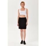İKİLER Beli Lastikli Etek 024-2110
