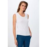 İKİLER Yuvarlak Yaka Kolsuz Bluz 026-1000