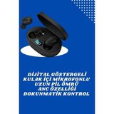 Ikili Bluetooth Kulaklık Dijital Göstergeli Uzun Pil Ömrü Yüksek Ses Kaliteli ( Lisinya )