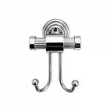 İkili Bornozluk Krom Duvar Tipi Askılık Banyo Havlu Askısı Metal Parlak Kaplama Askı Modeli