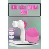 İkili Cilt Bakım Seti 5 Başlıklı Yüz Temizleme Ve Masaj Aleti Canlandırıcı Ve Onarıcı Mir73949997
