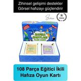 Ikili Hafıza Kartları Çocuk Eğitici Eşleştirme Oyun Seti Zeka Gelişim Algı Dikkat Oyunu 108 Kart - diğer