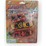 Ikili Mini Parmak Kaykay Nostalji Kutulu Oyuncak - 1
