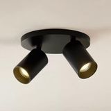 ikili modern led avize panasonıc led ampullü hareketli siyah metal gövde avize MYL00351039