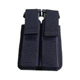 Ikili Şarjör Kılıfı Imperteks Kumaş Siyah Renk Tüm 9 Mm.için Siyah