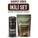 Ikili Set 1000 gr Silindir Kutu Dibek Kahvesi + 1000 gr Sütlü Toz Menengiç Kahvesi - 1 kg