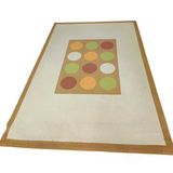 İkinci El Temiz Kullanılmış Kaşmir Halı Modern Puantiye Desenli 6M2 (200X290) Halı