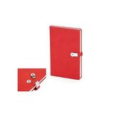 İkisi Bir arada Mıknatıslı Usb Kilitli Defter 16gb usb