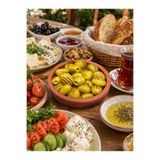İkizler 1 Kg Özel soslu Izgara Yeşil zeytin (Kalibre 160-200 )