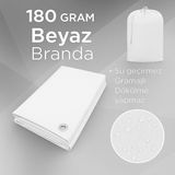 İkizler Branda Ebatlı Branda 180 Gram Pilsa Branda , Fındık Brandası - Farklı Ebat Seçenekleri - 2x2 - Beyaz