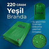 İkizler Branda Ebatlı Branda 220 Gram Pilsa Branda , Fındık Brandası - Farklı Ebat Seçenekleri - 4x8 - Yeşil