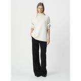 İkks Dik Yaka Standart Fit Kazak, XL, 5003331538, Ekru, Kadın