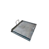 İklim 40x40 Pleyt Tava Izgara Üstü Yağdanlıklı Saç Tava