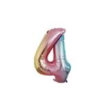 ikm balon 4 Yaş Renkli Gökkuşağı Balon Unicorn 74 Cm Dev Boy