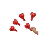 ikm balon 5 İnç Mini Kalp Folyo Balon Kırmızı 5 Adet