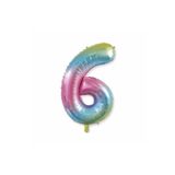ikm balon 6 Yaş Renkli Dev Boy Unicorn Gökkuşağı Balon Folyo