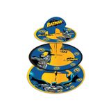 ikm balon Batman Temalı Karakterli Kek Standı Karton Cup Cake Standı 3 Katlı Piramit Kurabiye Kulesi